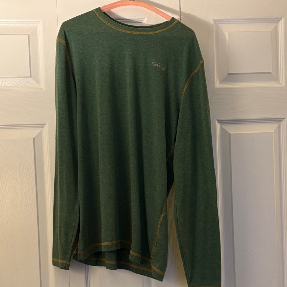 Orvis Forest Green Long Sleeve Tee